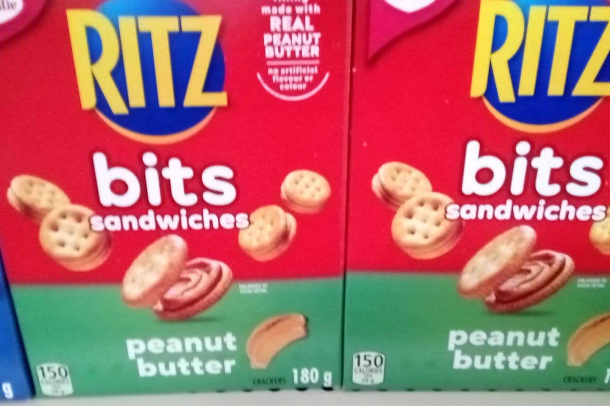 Ritz bites sandwiches peanut butter (180 g)