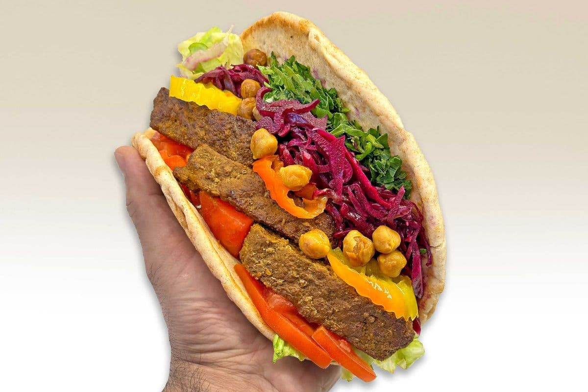 Koobideh Kebab Wrap (Lamb Burger Stick)