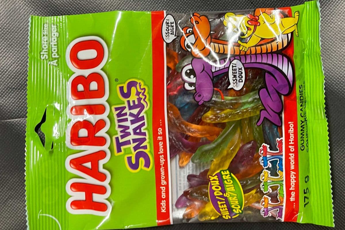 Haribo Twin Snakes (175 g Bag)