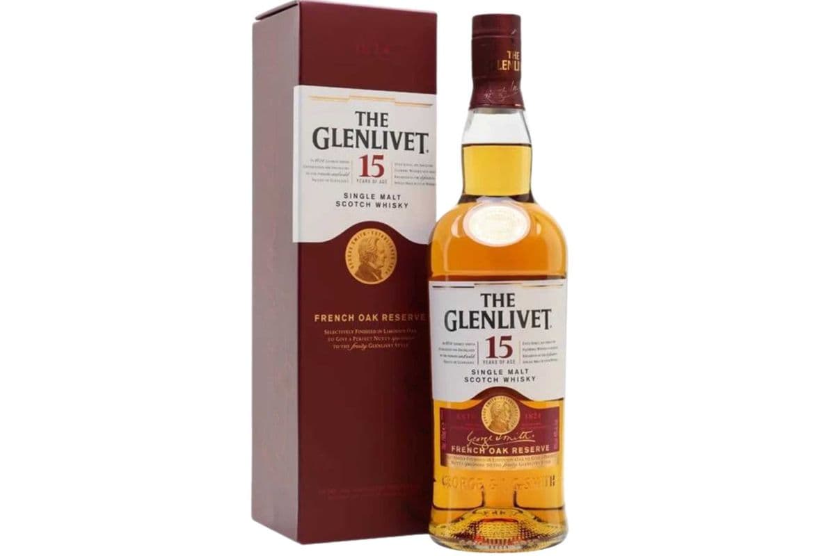 The Glenlivet 15 Year Old (750 ml) *Speyside Single Malt Scotch* (1 x 750ML)
