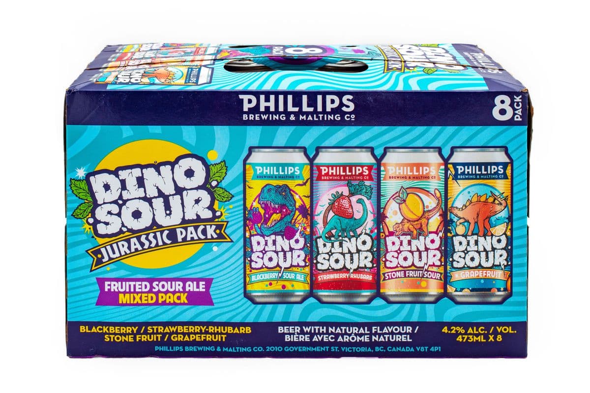 Phillips Dino Sour Jurassic Pack (8 Cans) (8 x 473mL)