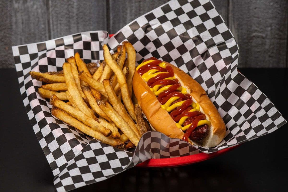 Kids' Hotdog and Fries with a Juice Box