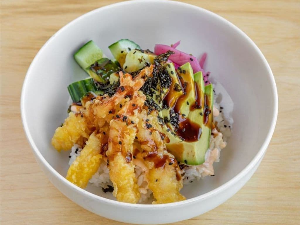 Deconstructed Dragon Roll