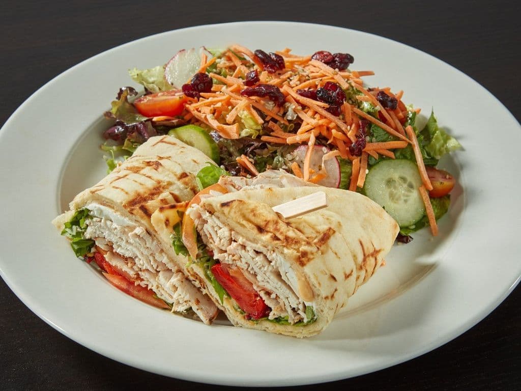 Turkey & Goat Cheese on Naan