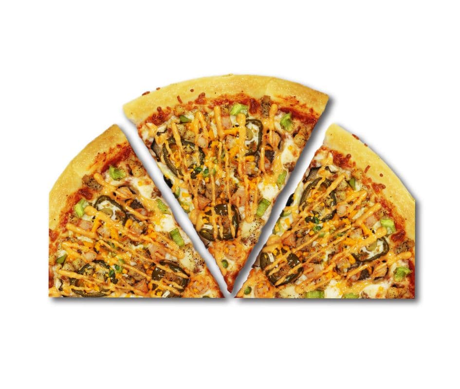 Extra Large Chicken Burger Pizza