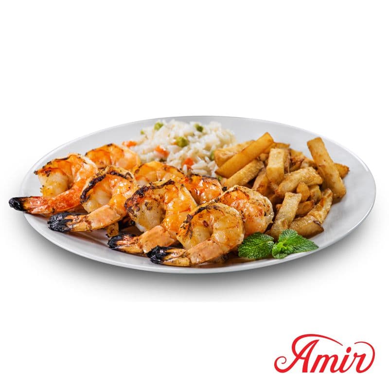 Brochettes de crevettes / Shrimp Skewers