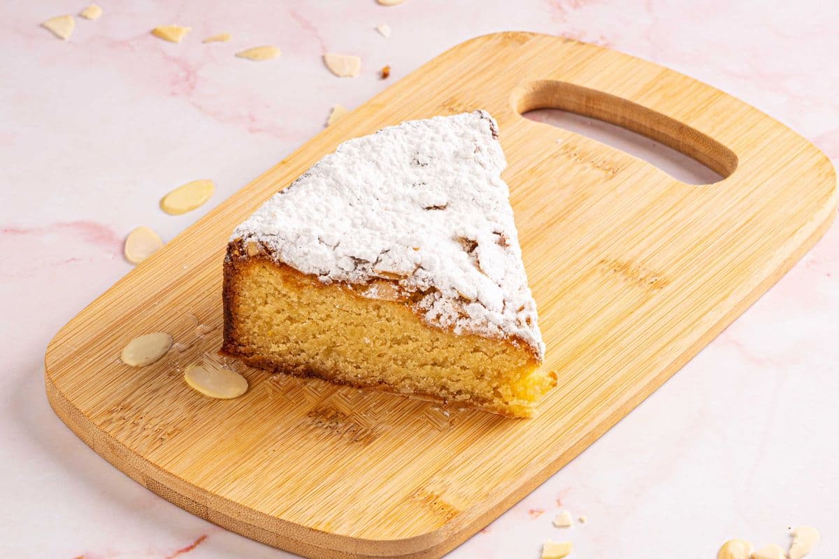 French Almond Cake Slice