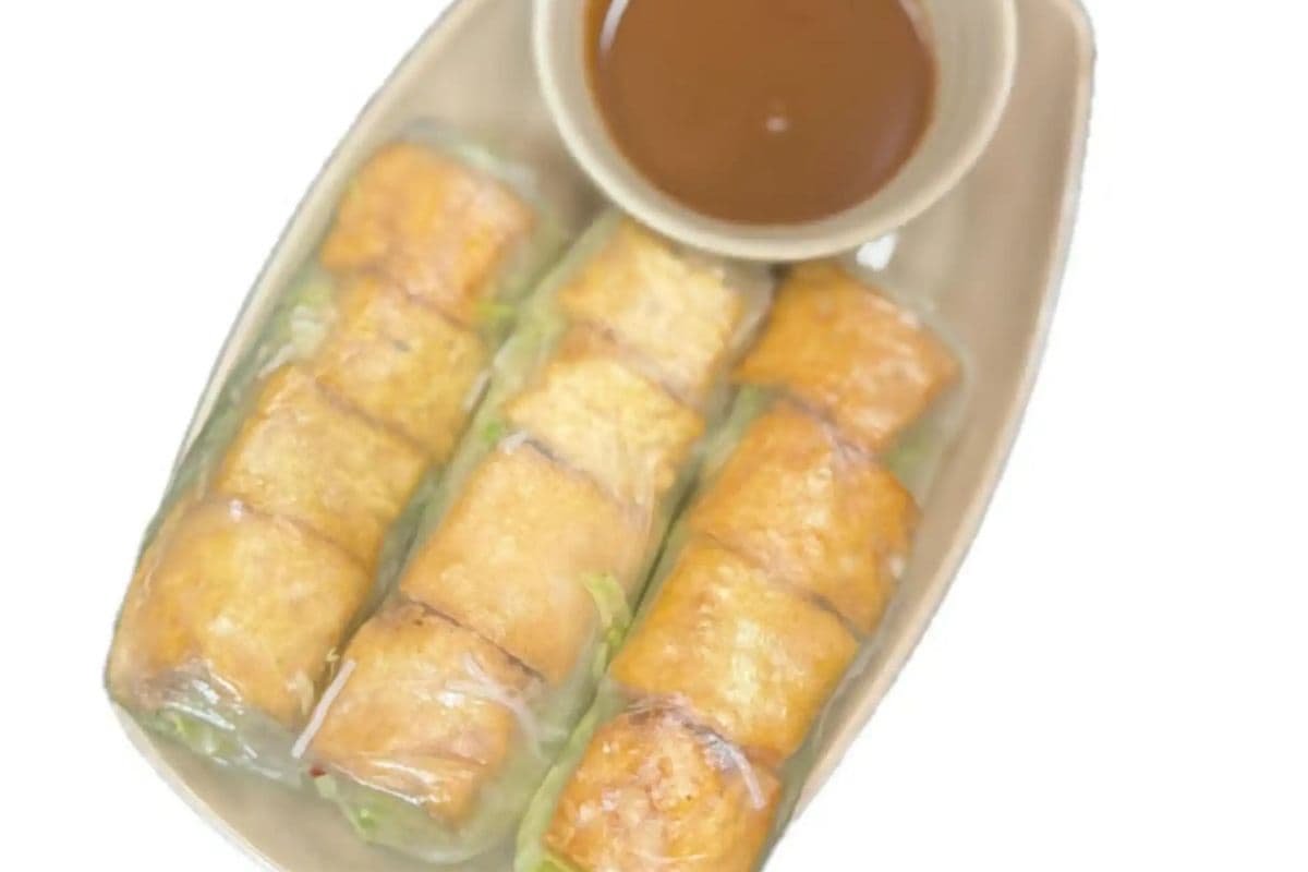 4. Fried Tofu Salad Roll (3 pcs)