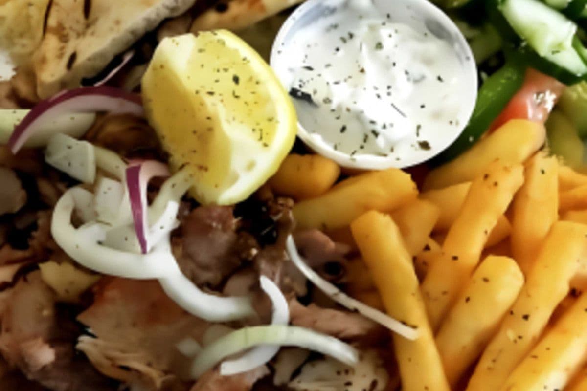 CHICKEN GYRO LOOSE MEAT PLATE