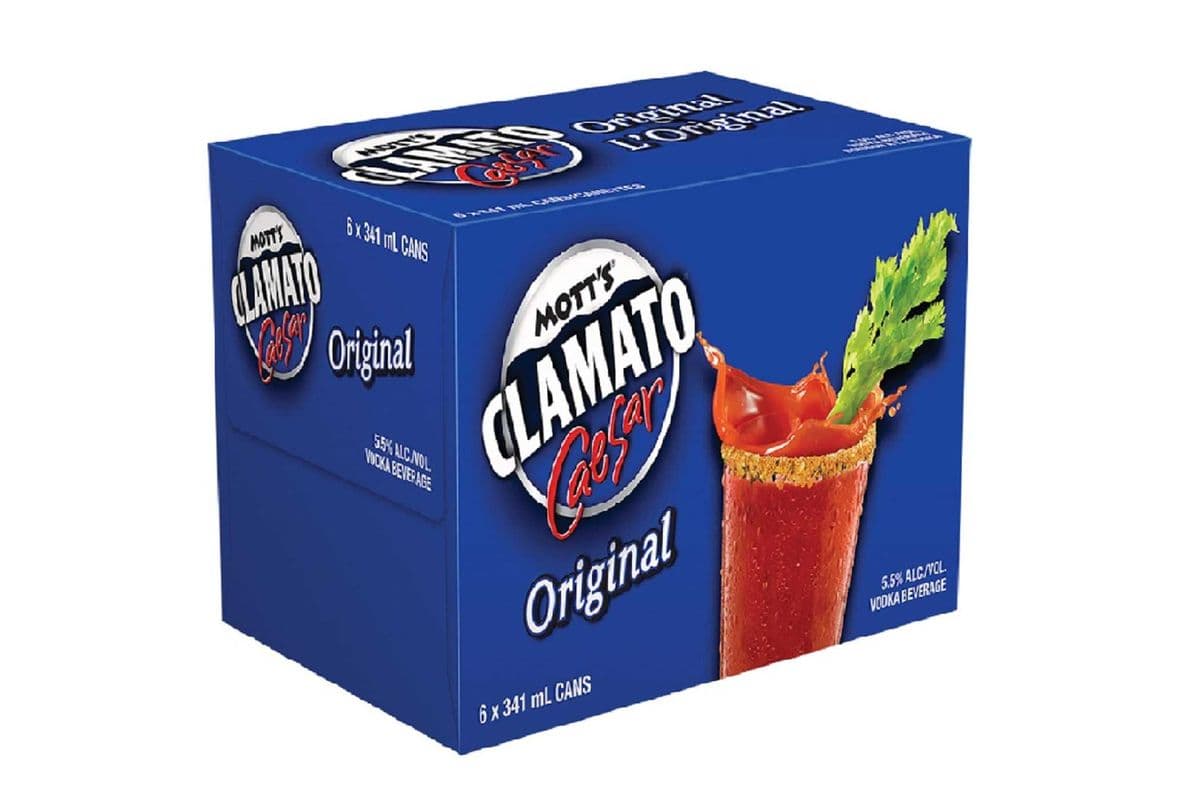 Mott's Clamato Caesar Original (6 Pack Cans) (6 x 341 ml)
