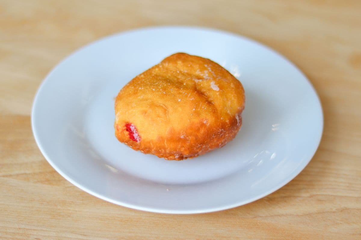 Raspberry Filled Donut