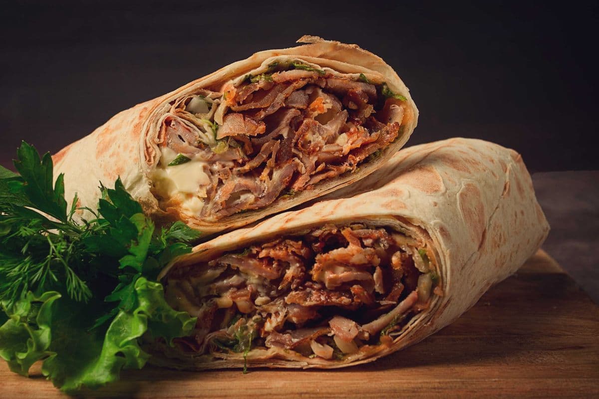 Beef Shawarma Wrap