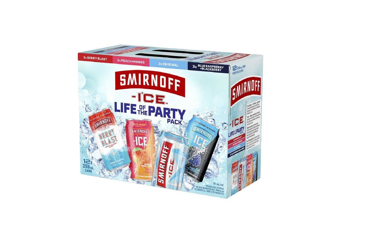 Smirnoff Ice Party Pack(12 Pack) (12 x 355 ml Cans)