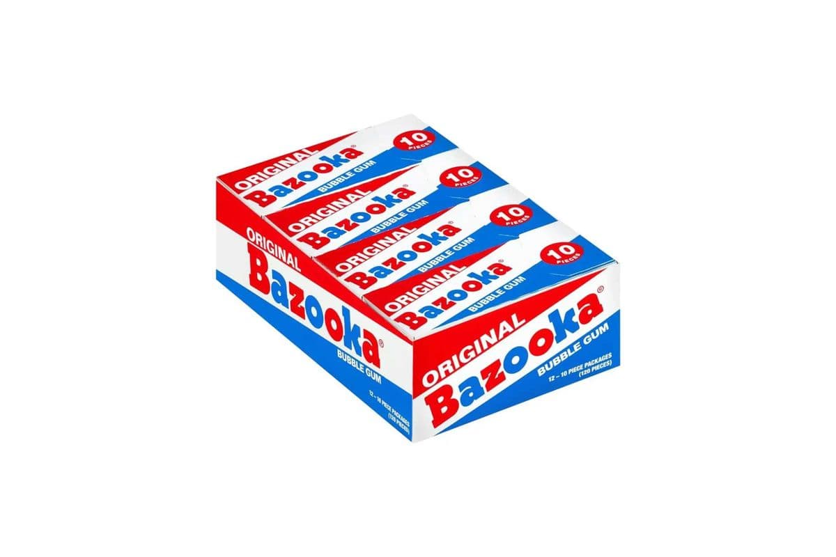 Bazooka Bubble Gum 10pc
