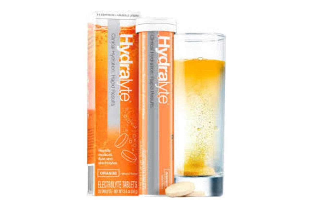 Hydralyte Effervescent Electrolyte Tablets (Orange) (20 (tablets))