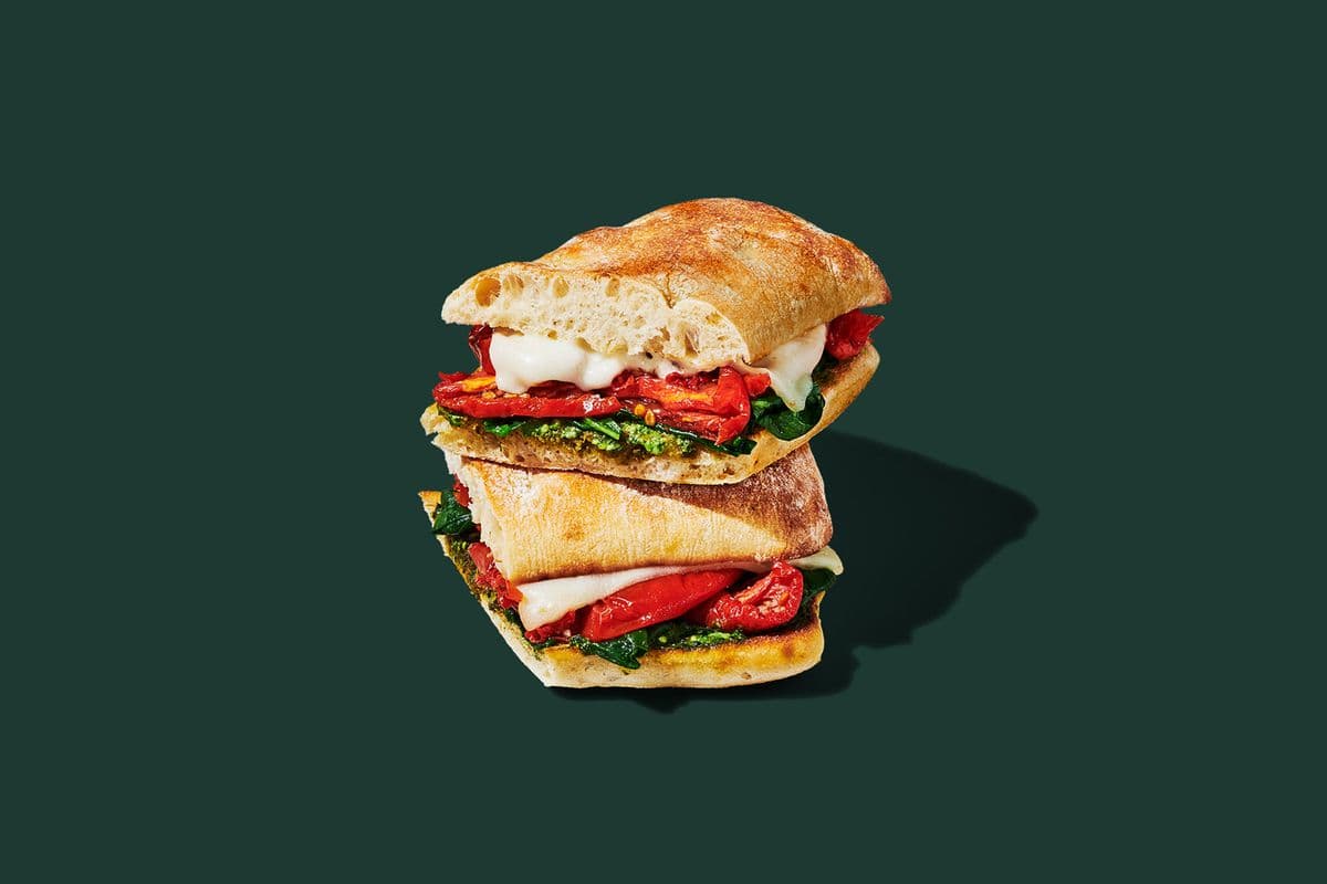 Tomato & Mozzarella on Focaccia