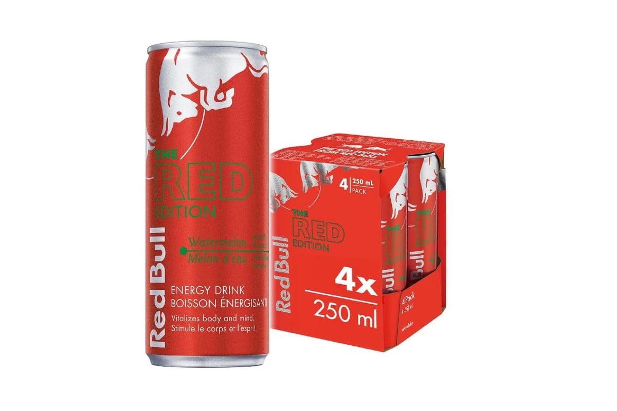 Red Bull Energy Drink Watermelon 250 ml (4 Pack) 1001323