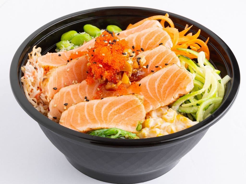 B02 Salmon Tataki Bowl