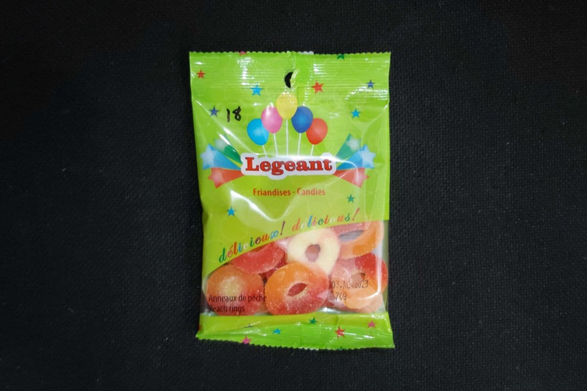 Legeant #18 Anneaux de pêche Peach rings
