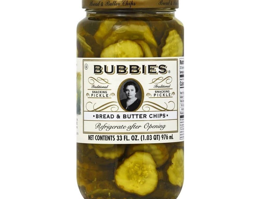 BUBBIES BREAD & BUTTER CHIPS 1L