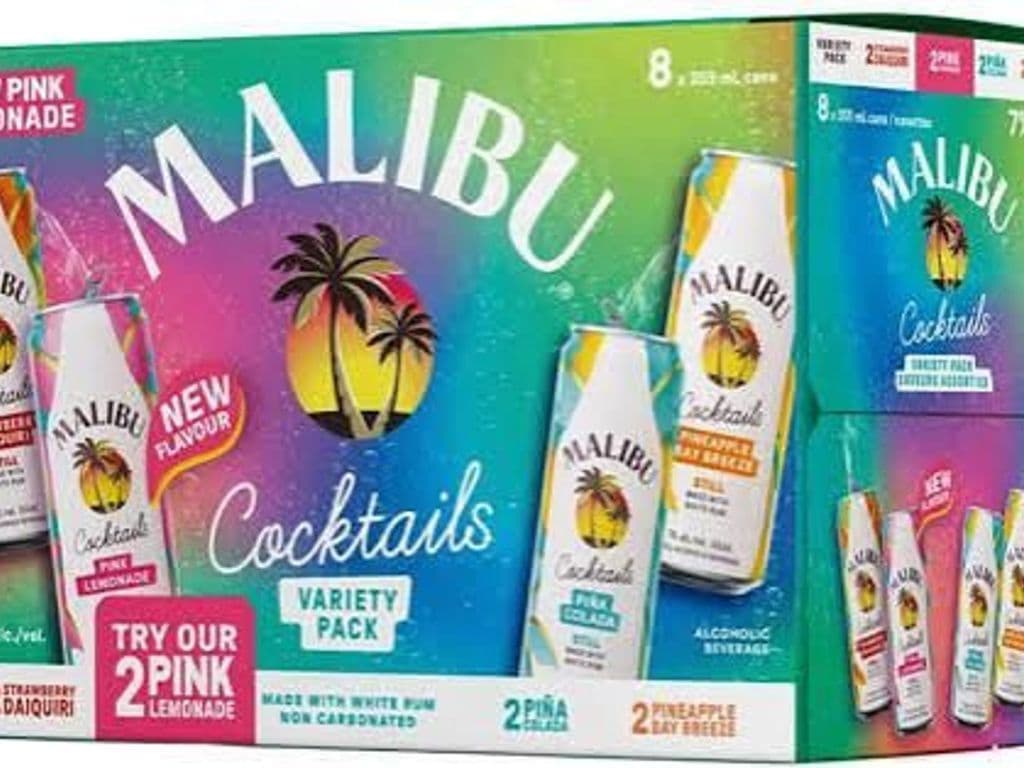 MALIBU Cocktail Variety Pack, 8 x 355ml