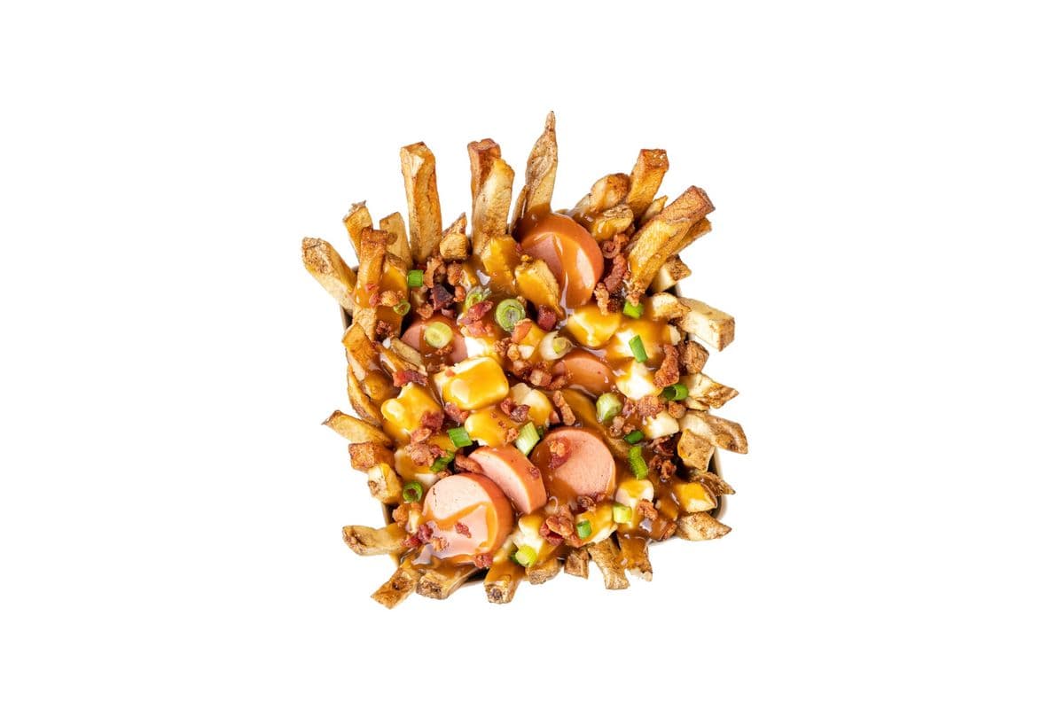 Hot-Dog Bacon Poutine