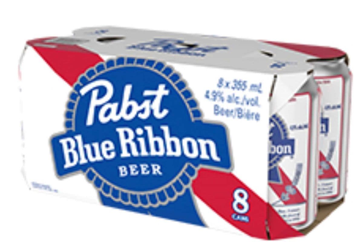 Pabst Blue Ribbon (PBR) (8 x 355ml Can)