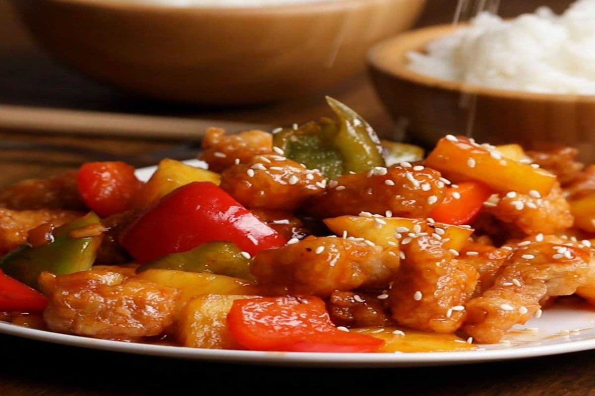 28. Pineapple Sweet & Sour Pork