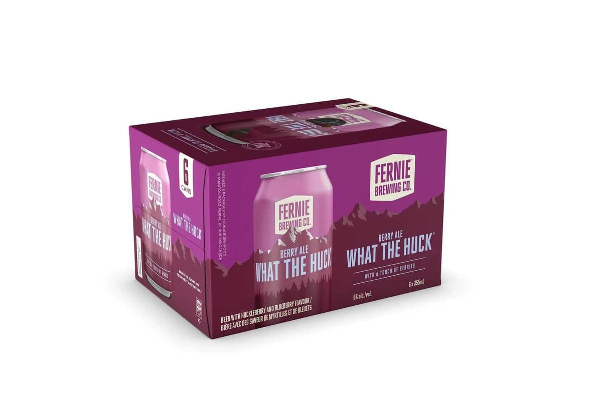 Fernie Brewing What the Hulk Hucklberry Ale (6 Pack) (6 x 341ML)