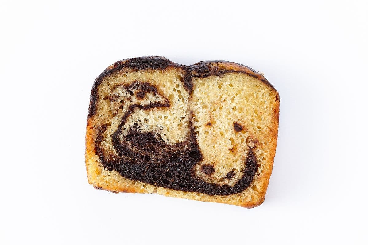 Quatre-quarts marbré au chocolat / Chocolate Marble Pound Cake