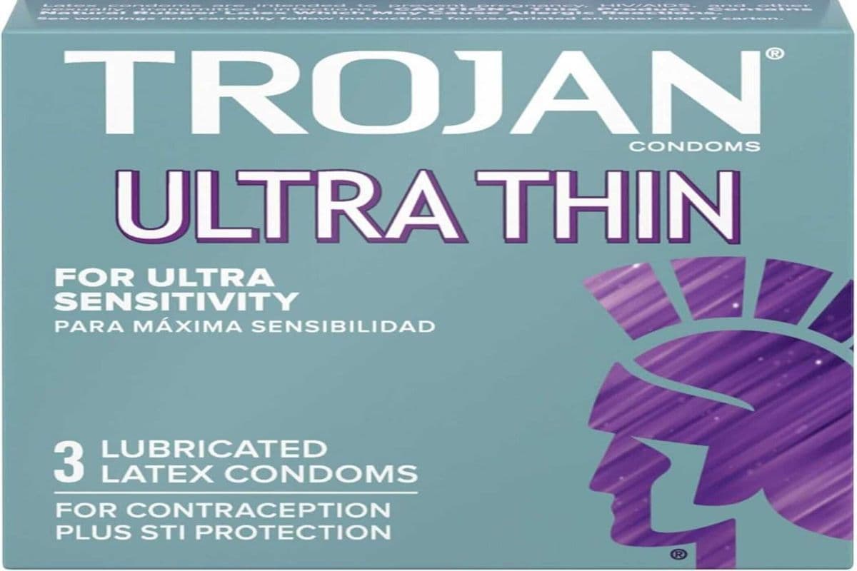 Trojan Ultra Thin Lubricated Condoms - 3 Count
