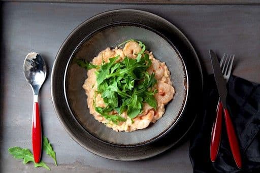 Risotto crevettes et roquette / Shrimp and Arugula Risotto