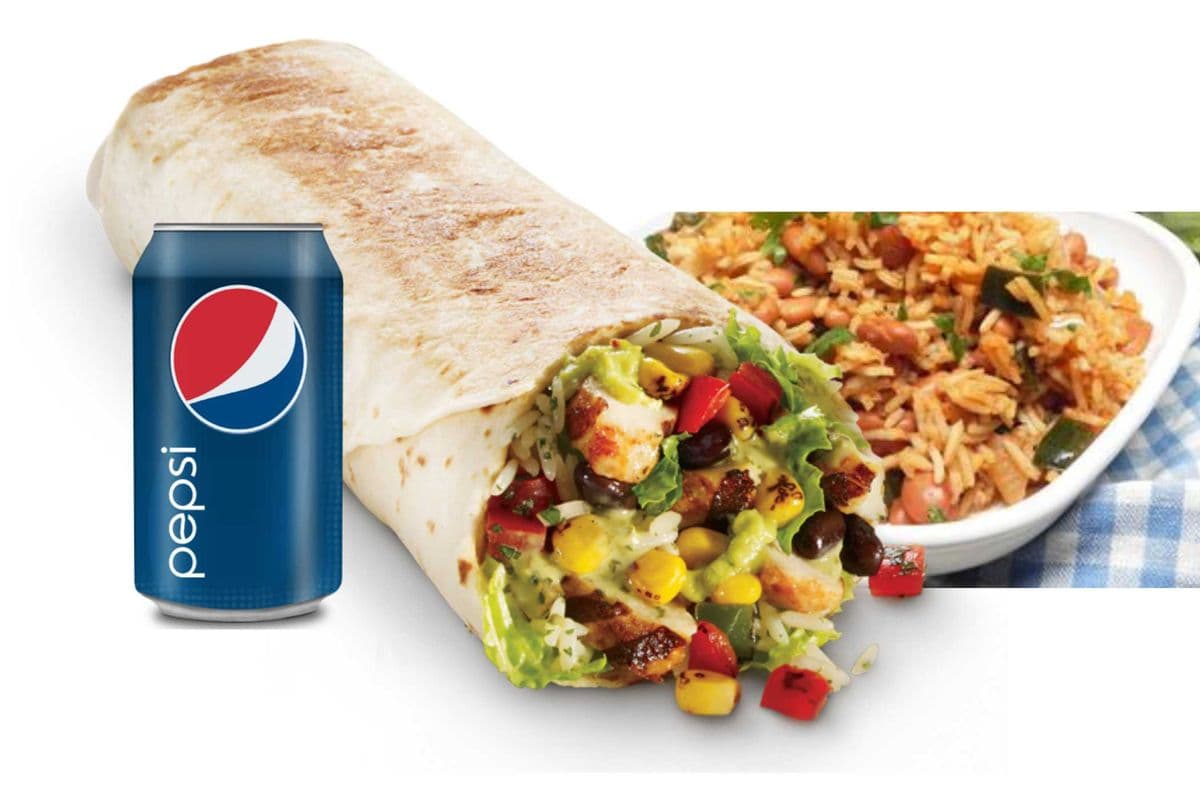 Chicken Burrito Combo