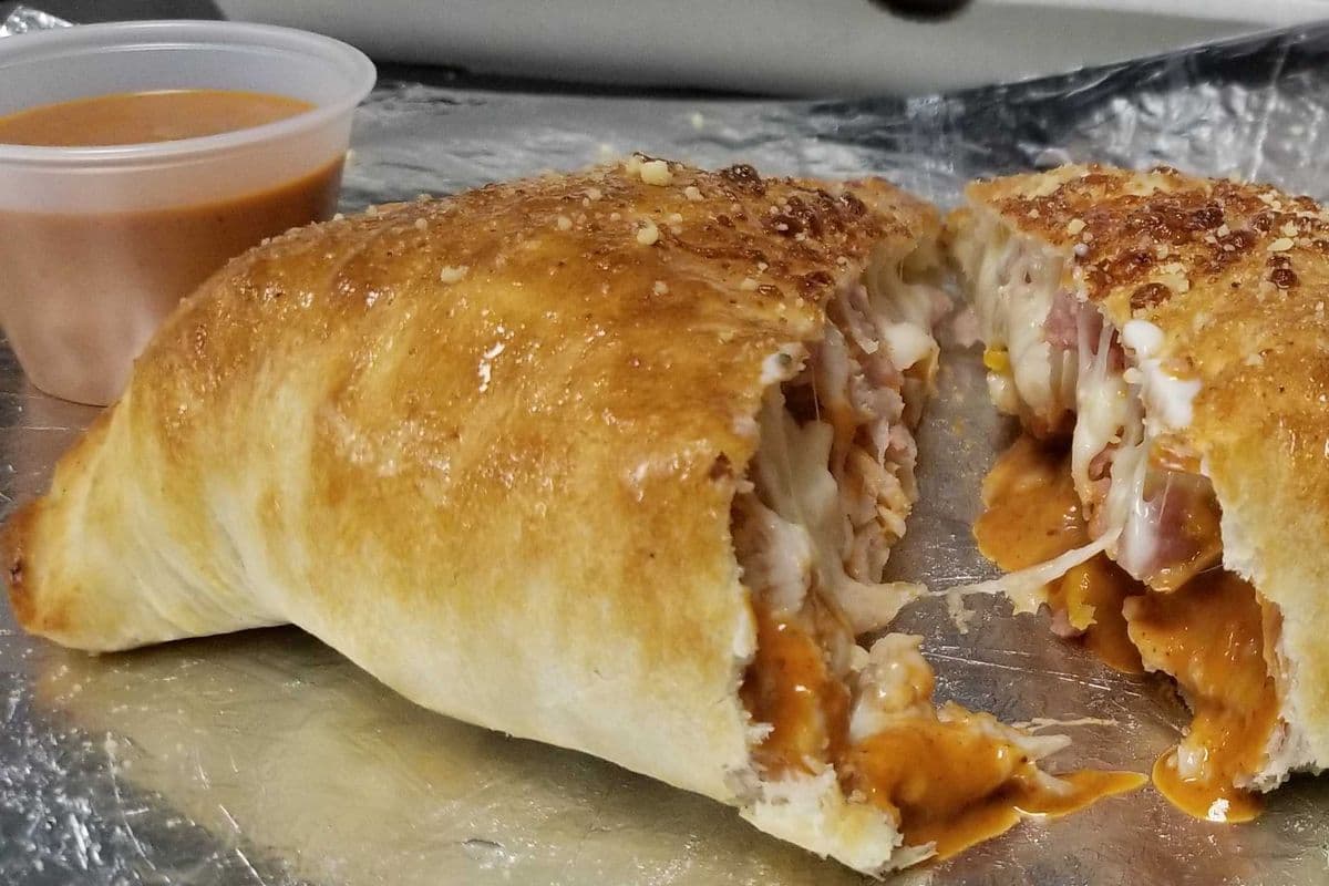 Chipotle Chicken and Bacon Folded Pizza