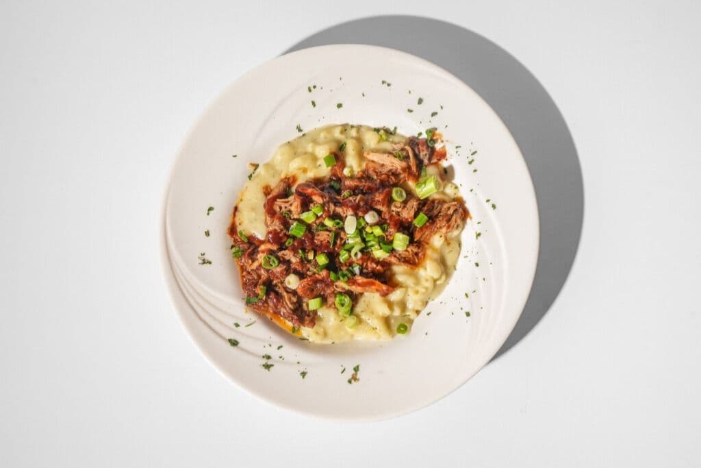 Mac Porker Mac and Cheese