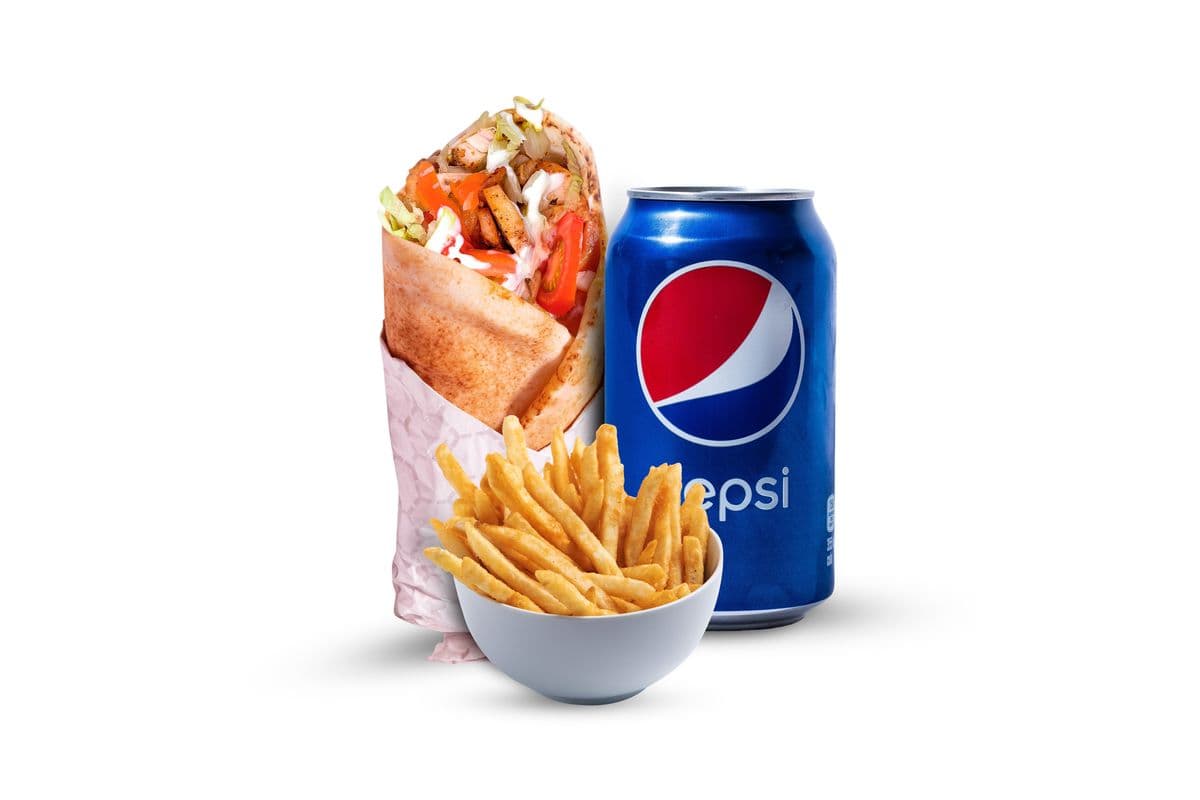 Jumbo Chicken Donair Combo