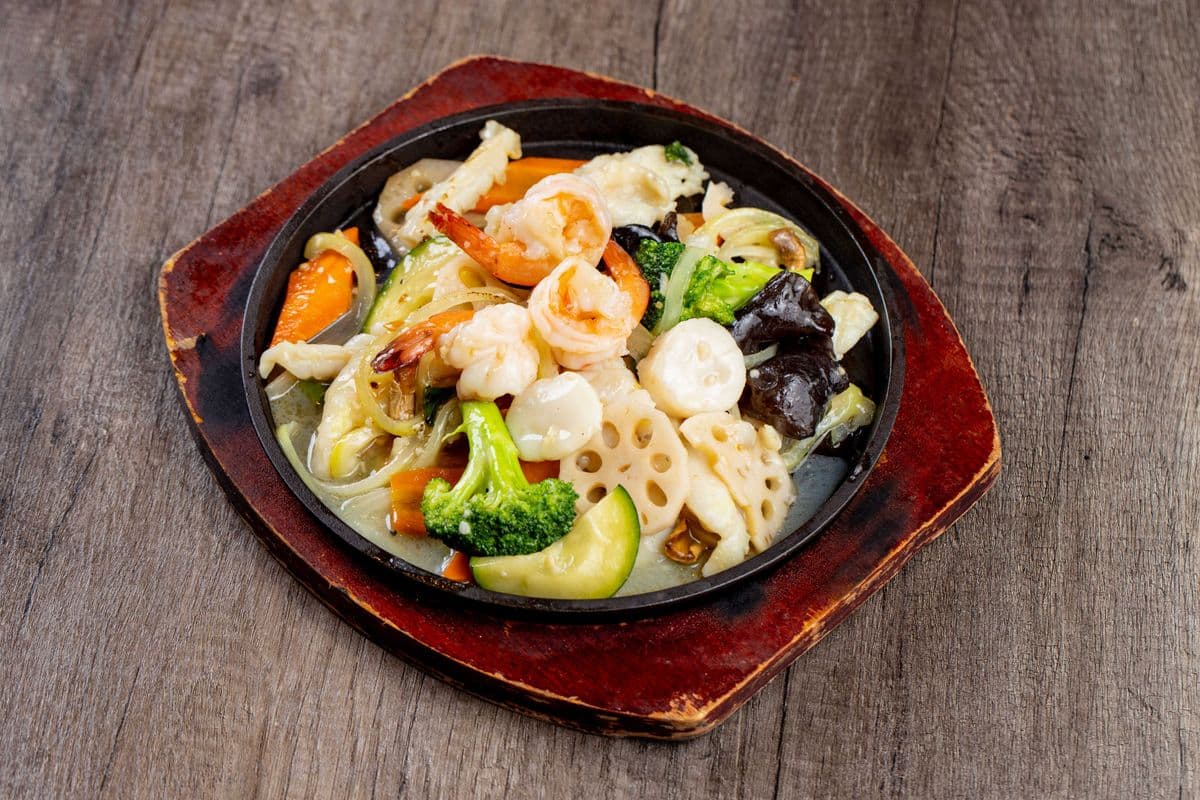 Sizzling Seafood 鐵板三鮮