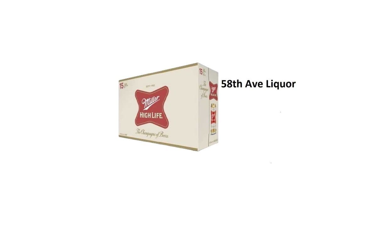 MILLER HIGH LIFE 15 CANS (1 x 15x355ML)