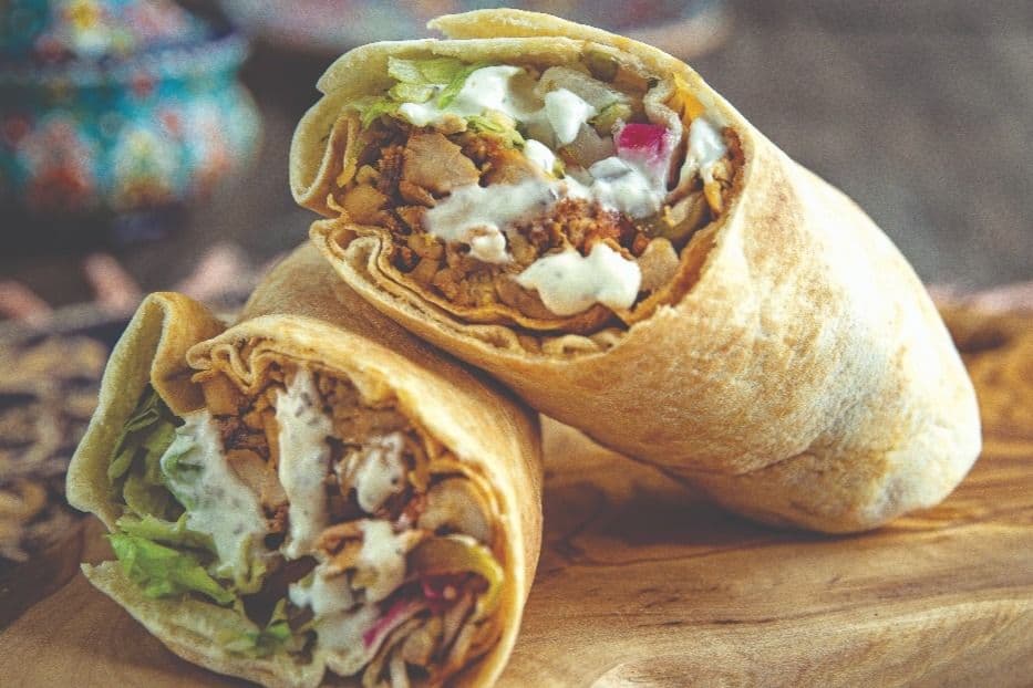 Large Chicken Shawarma Wrap