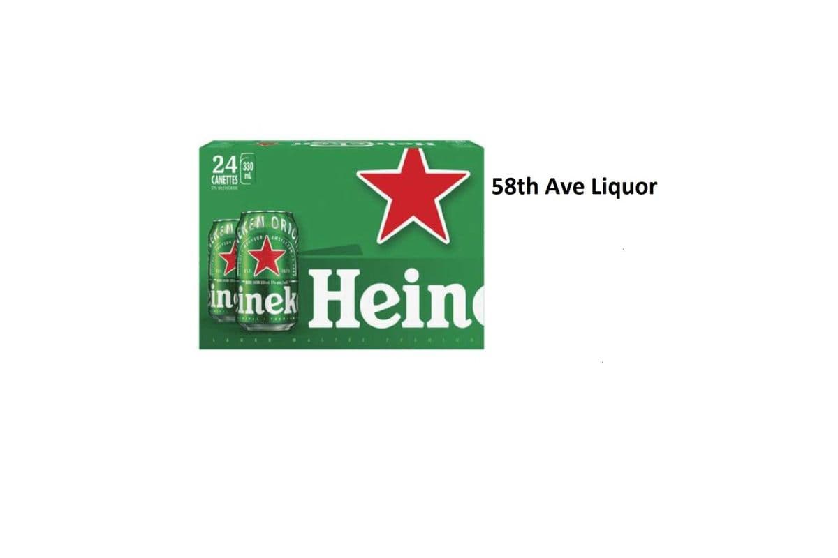 HEINEKEN LAGER 24 CANS (1 x 24x330ML)