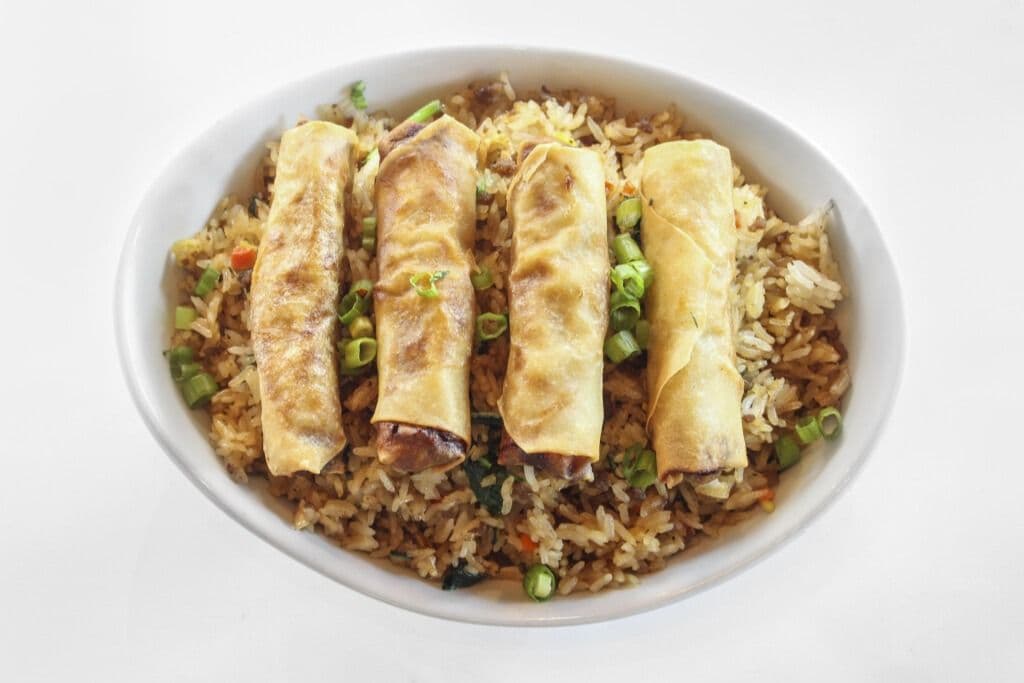 Beef Chow Fan - Spring Rolls