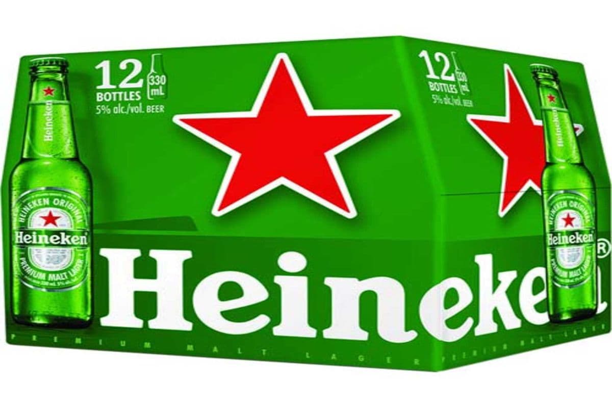 Heineken Lager (12 Bottles) (1 x 341ML)