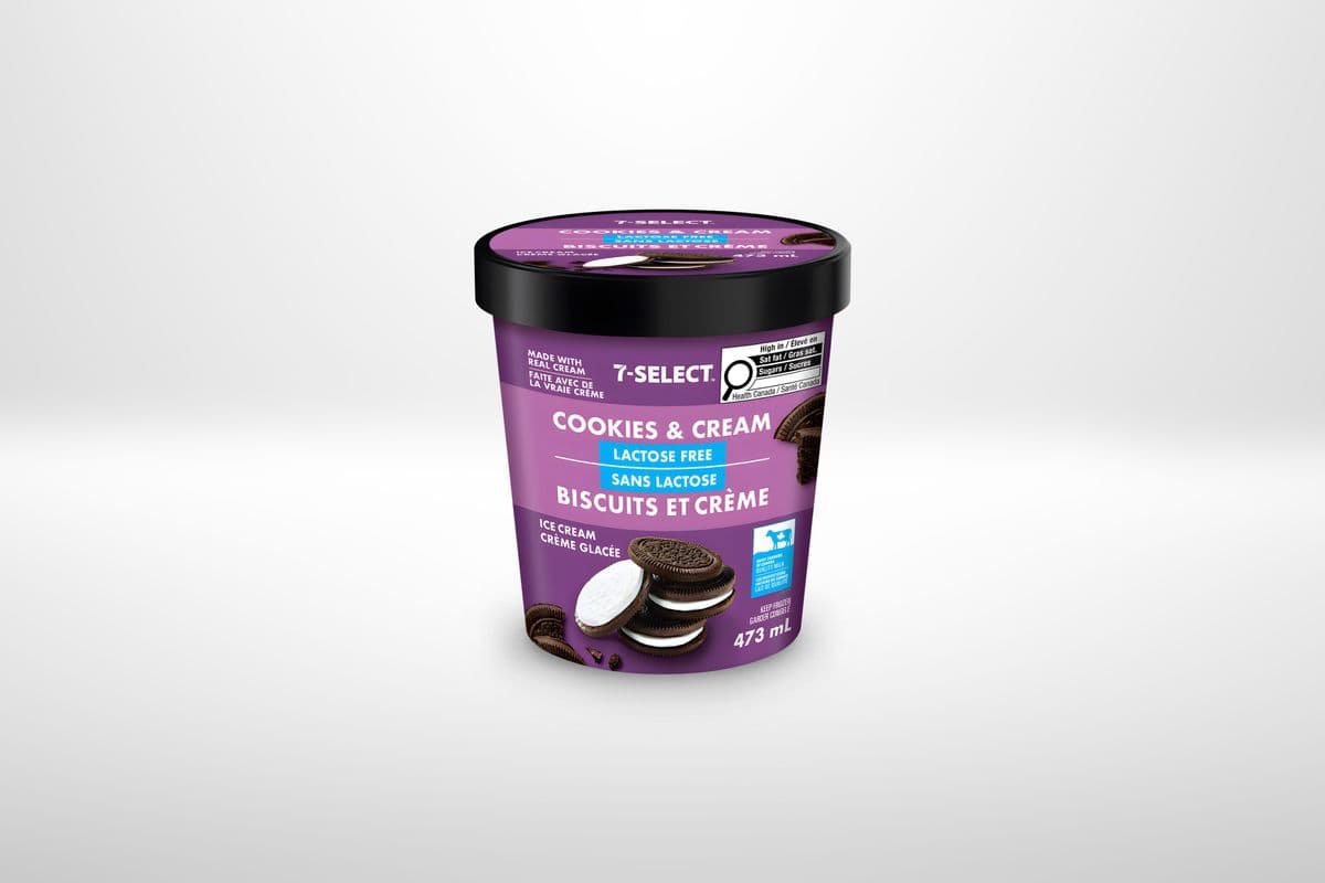 7-Select Cookies & Cream Lactose Free (473 ml)
