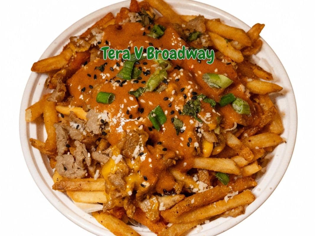Butter chicken Fries (v)