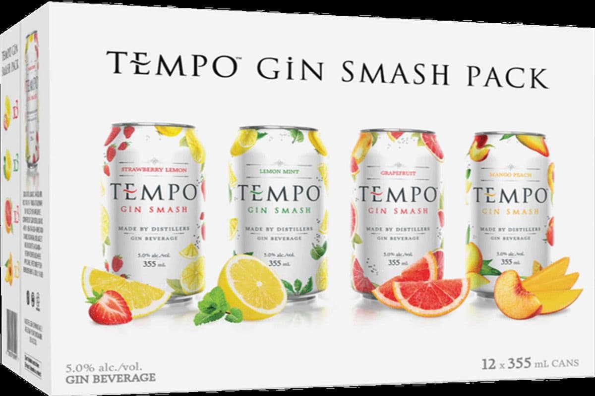 Tempo Gin Smash 12 Cans Mixer (1 x 12 cans)