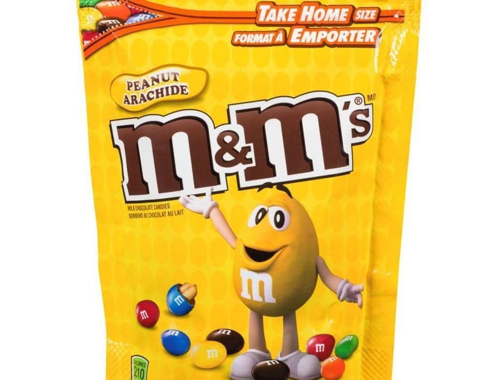 M&M MILK CHOCOLATE CANDIES PEANUT 200G