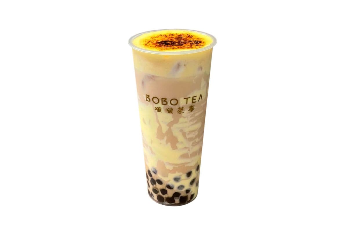 Crème Brûlée BoBo Milk Tea 焦糖烤布蕾啵啵奶茶 (488ml)