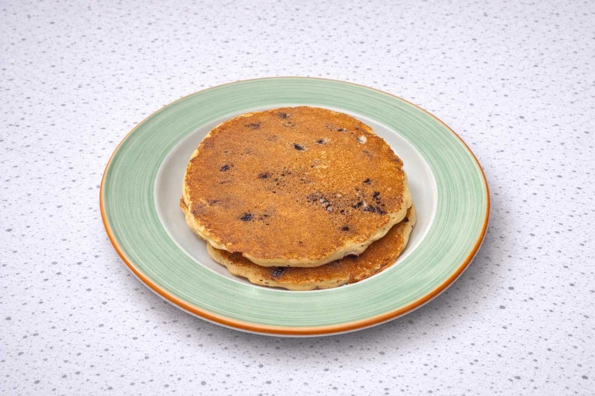 TWO CHOCOLATE CHIP PANCAKES