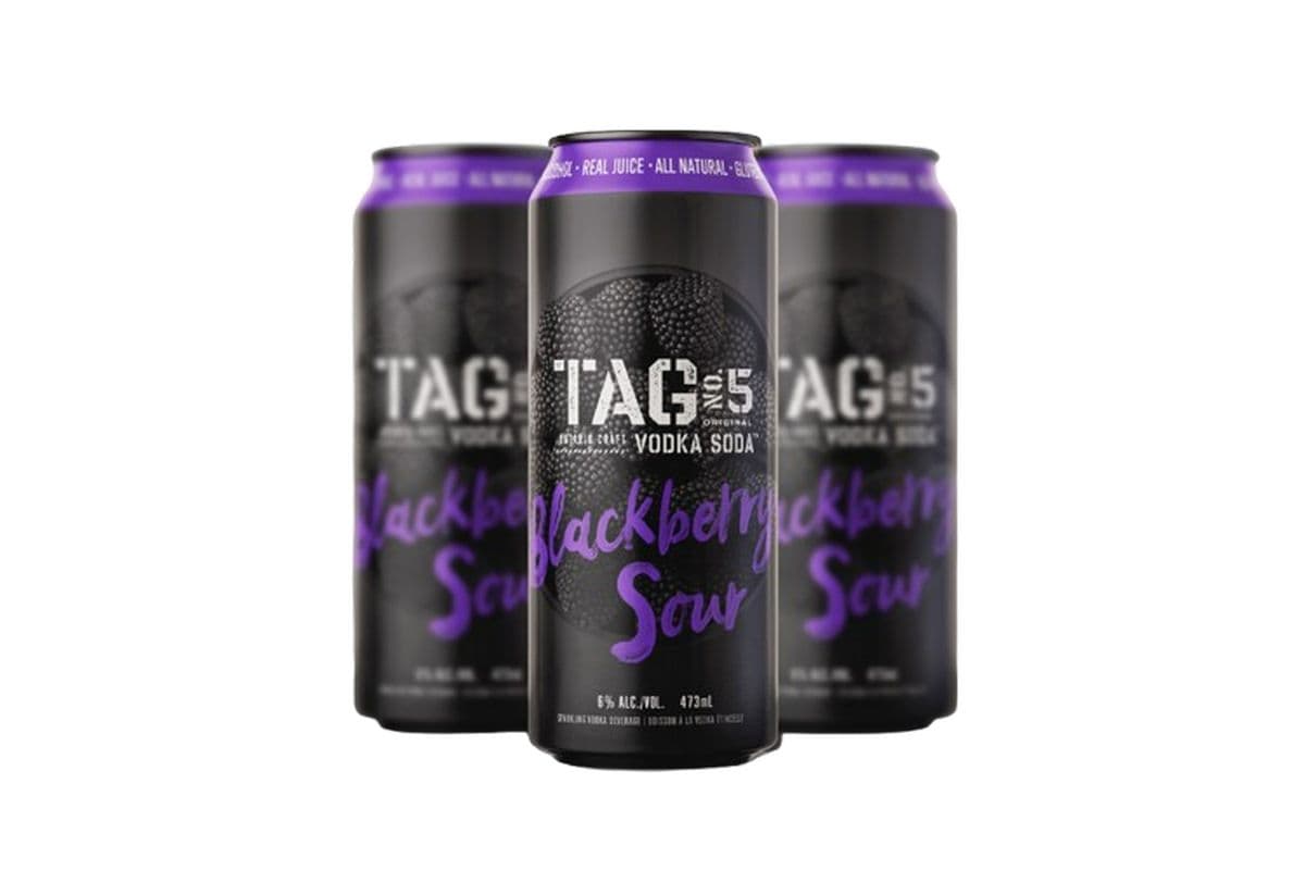 TAG Vodka Blackberry Sour (1 x 473 ml)