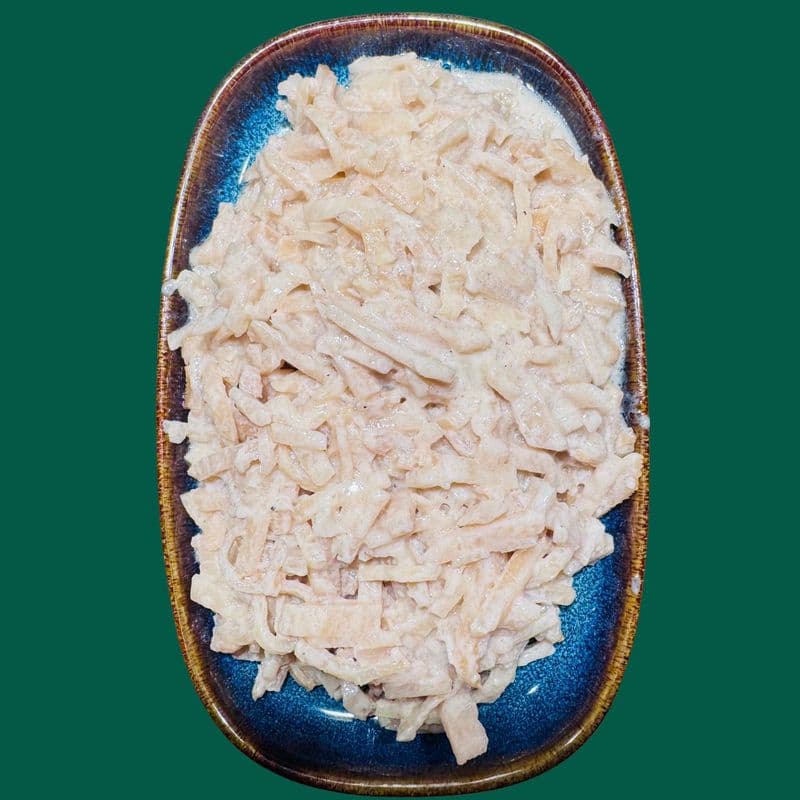 Ginataang Ubod ng Niyog (Heart of Coconut Tree in Coconut Milk)